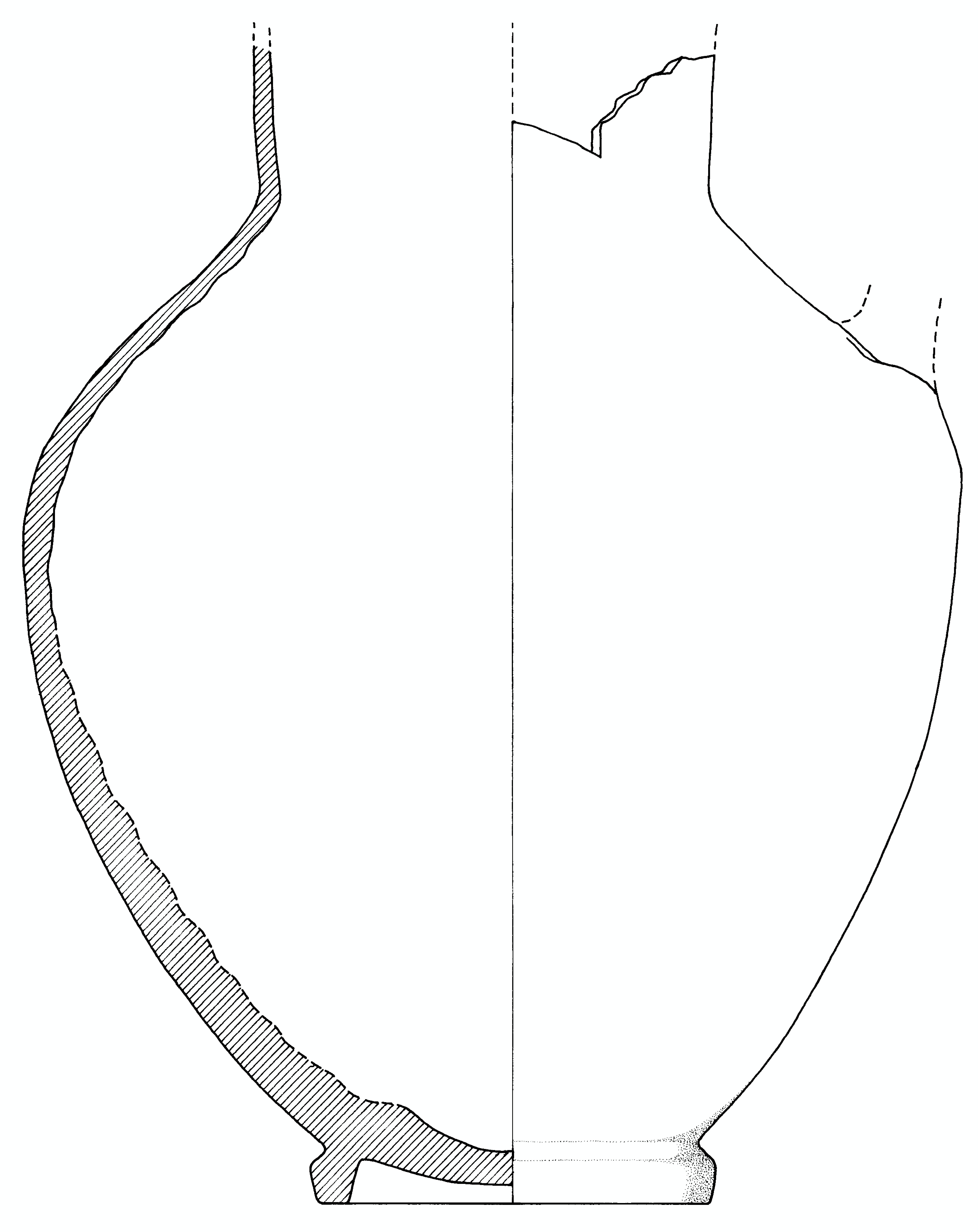 anfora, cinerario (fine/primo quarto IV-III a.C)