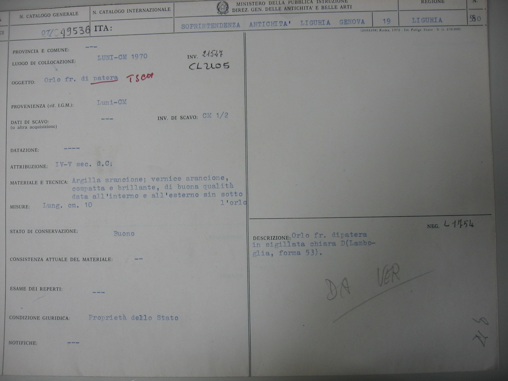 patera, Lamboglia, forma 53 (IV-V d.C)