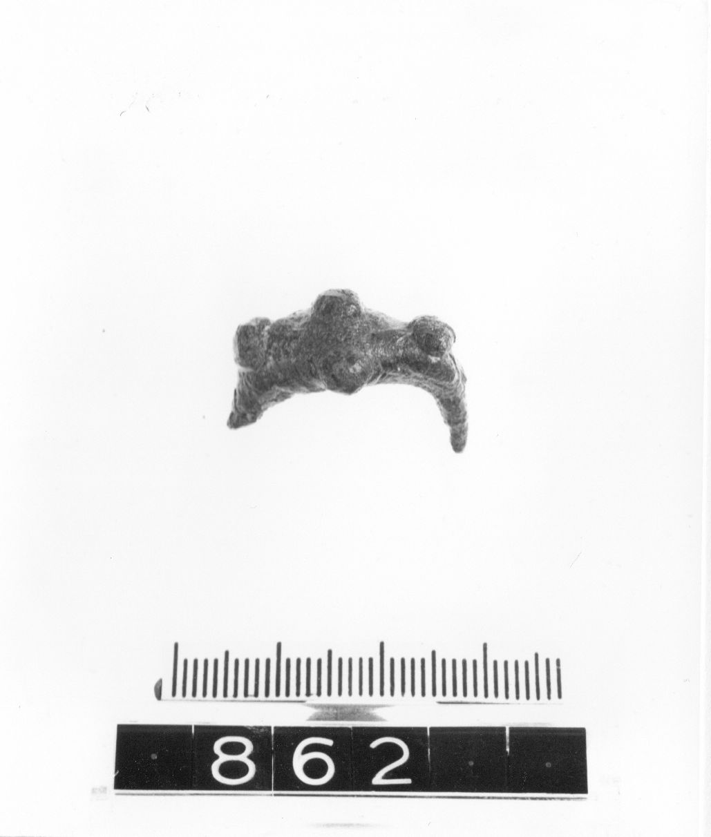 fibula, a sanguisuga - cultura ligure (fine/ primo quarto VIII-VII a.C)