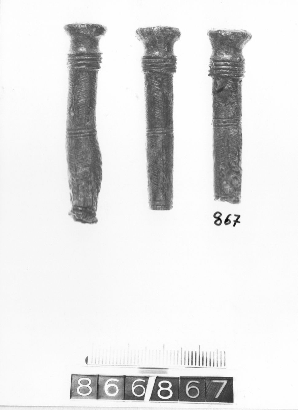 tubetto cilindrico - cultura ligure (fine/ primo quarto VIII-VII a.C)