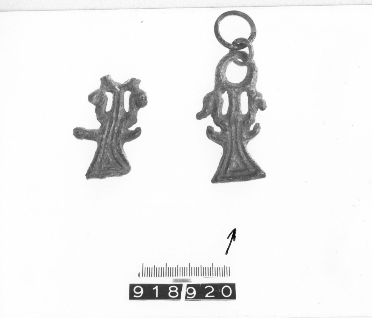 pendaglio - cultura ligure (fine/ primo quarto VIII-VII a.C)