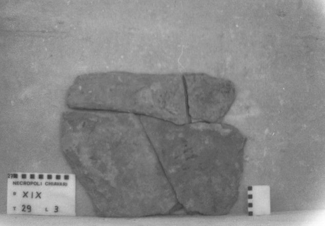 lastra di ardesia (VII a.C)