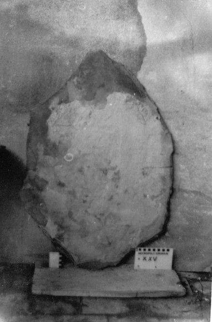 lastra di ardesia (VII a.C)