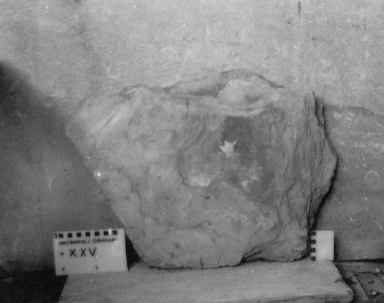 lastra di ardesia (VII a.C)