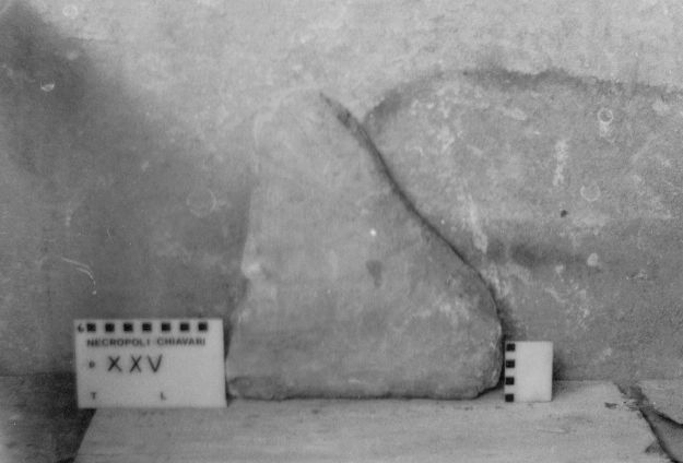 lastra di ardesia (VII a.C)