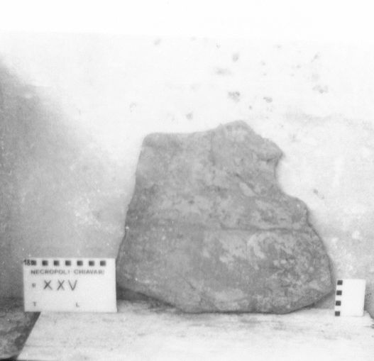 lastra di ardesia (VII a.C)