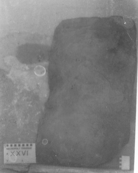 lastra di ardesia (VII a.C)