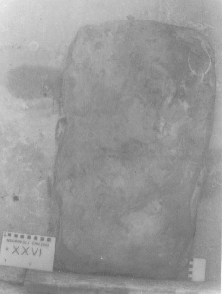 lastra di ardesia (VII a.C)