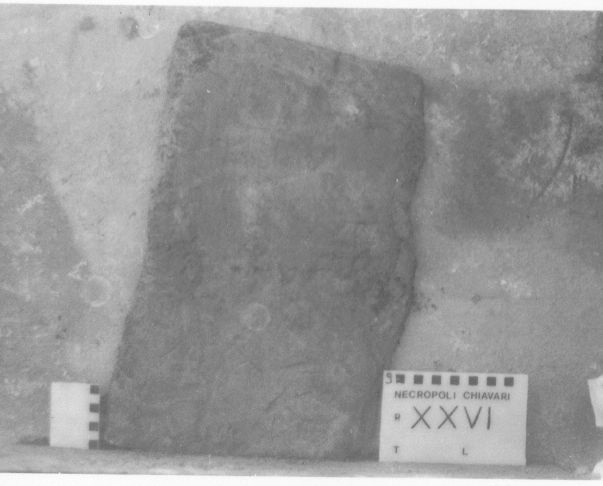 lastra di ardesia (VII a.C)