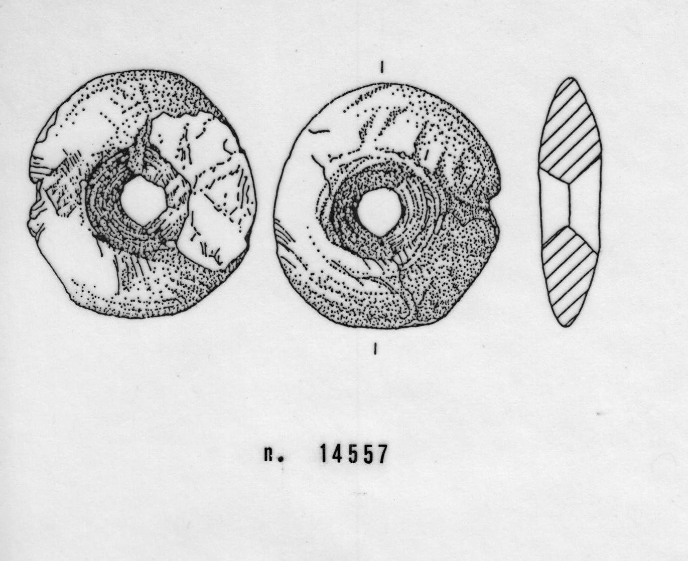 disco - Cultura del Vaso Campaniforme (fine Eneolitico,III mill. a.C)