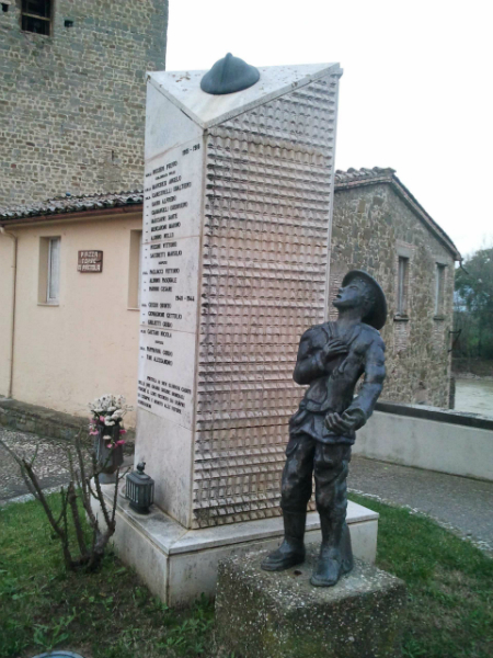 figura di soldato (monumento ai caduti - a cippo) - ambito umbro (sec. XX)