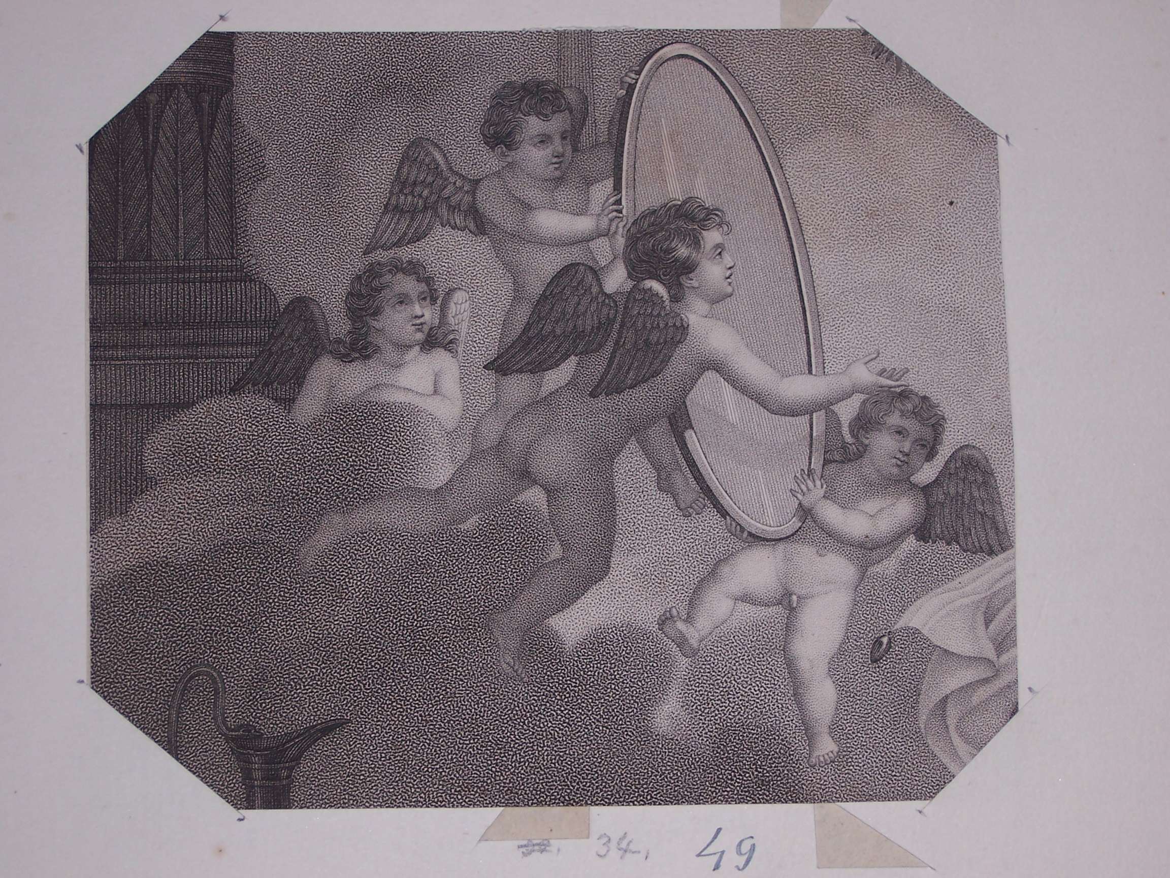 putti (stampa) - ambito italiano (sec. XIX)