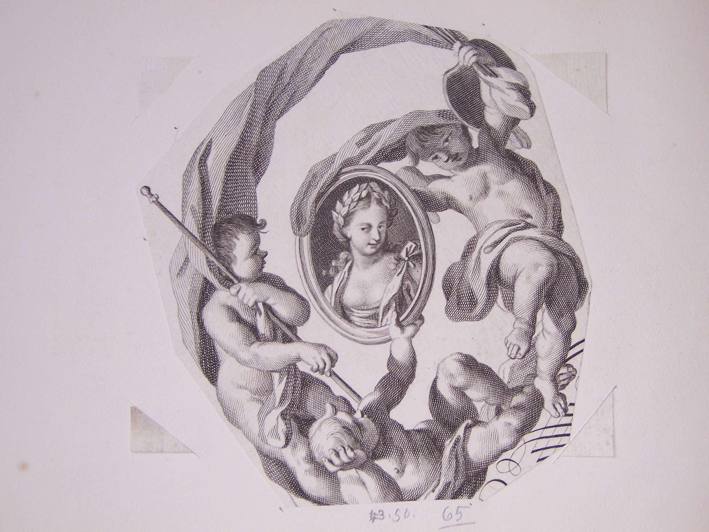 putti (stampa) - ambito italiano (sec. XVIII)