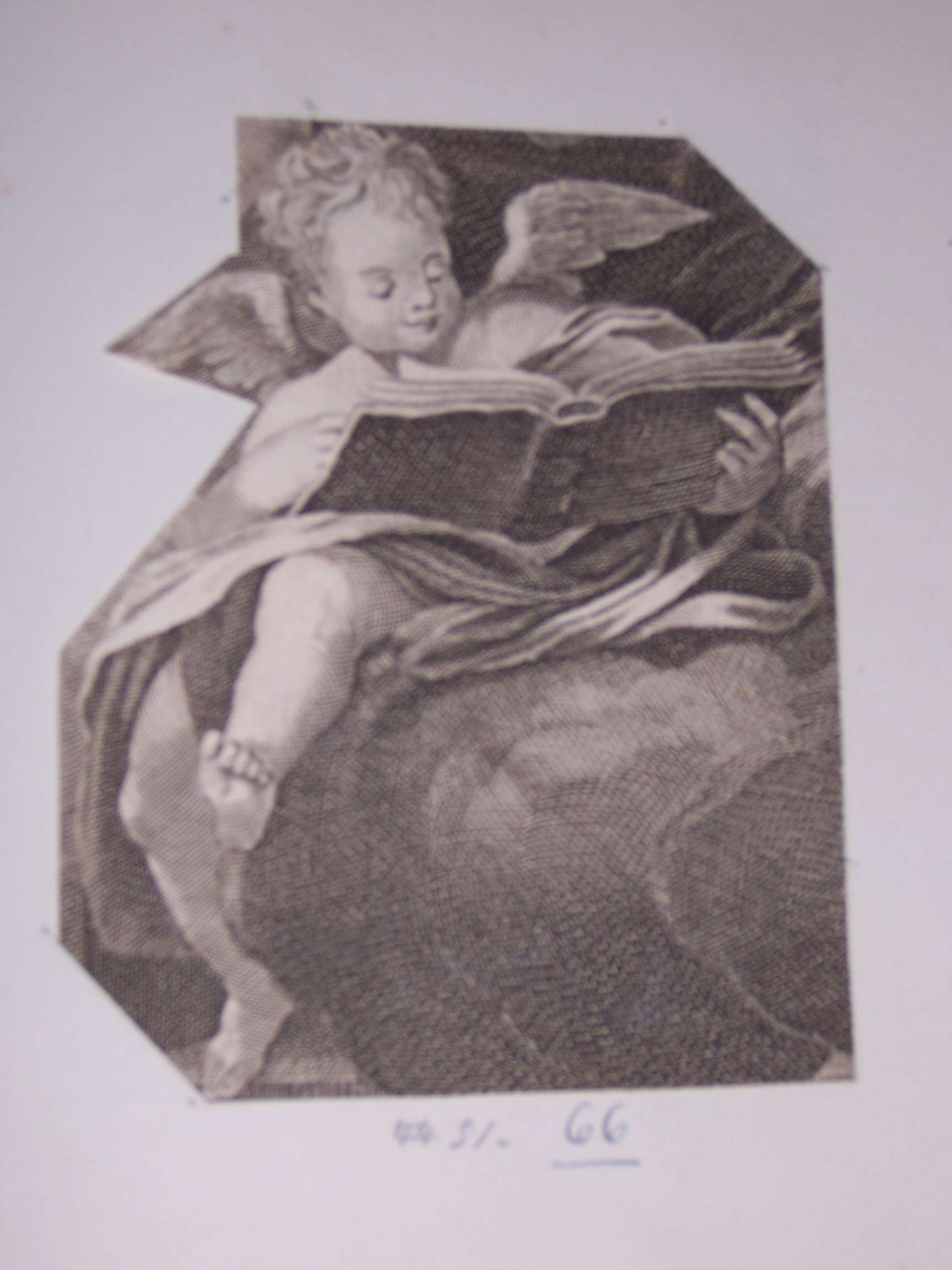 putto (stampa) - ambito italiano (sec. XIX)