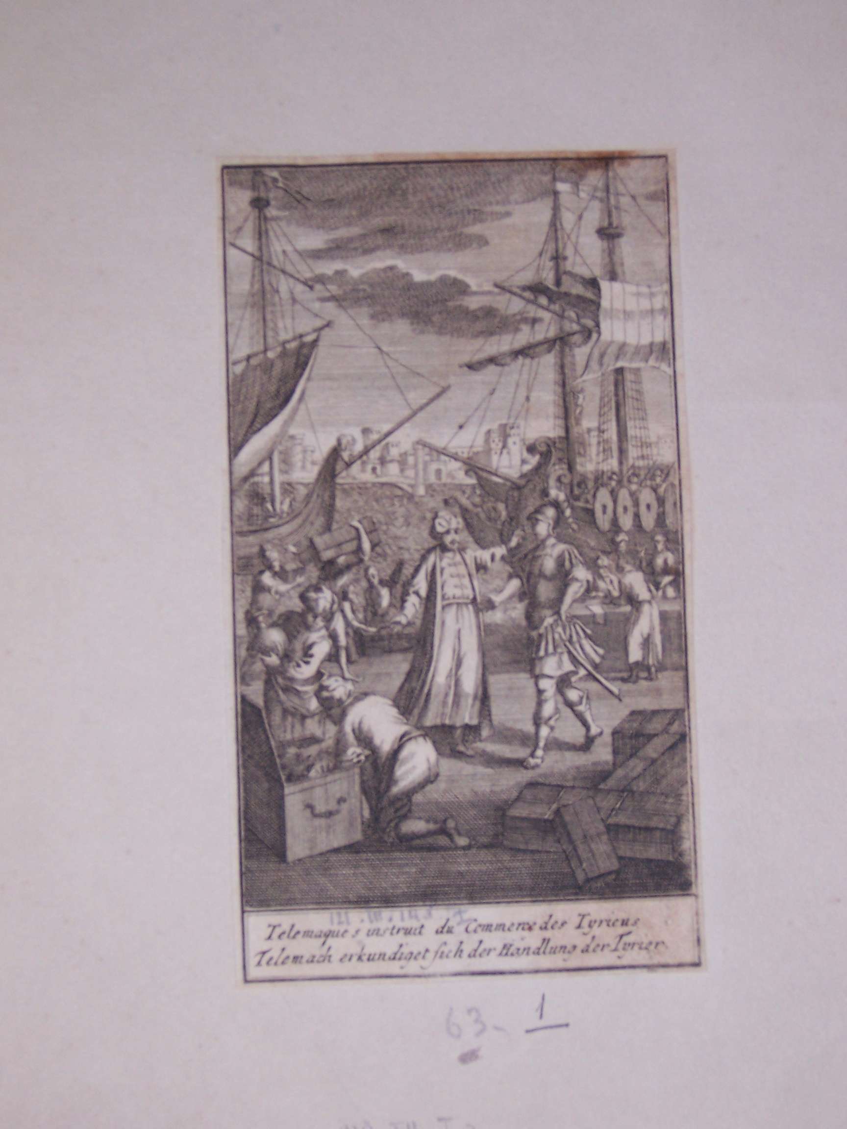 Personaggi e scene da cicli letterari (stampa) - ambito italiano (sec. XVII)