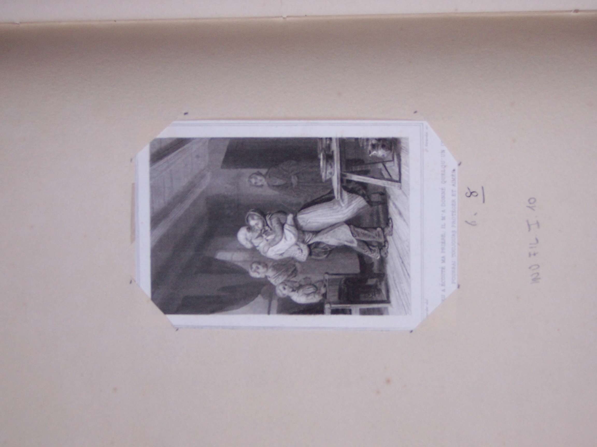 scena familiare (stampa) di Girardet Karl, Girardet P (sec. XIX)