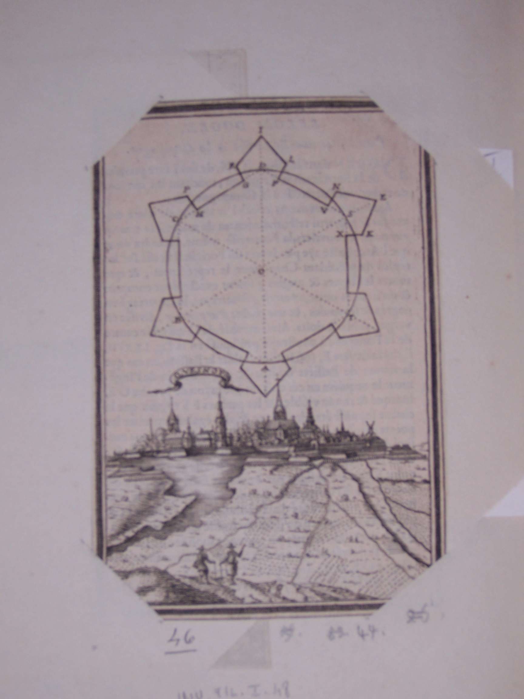 progetto di città fortificata (stampa) - ambito europeo (sec. XVII)