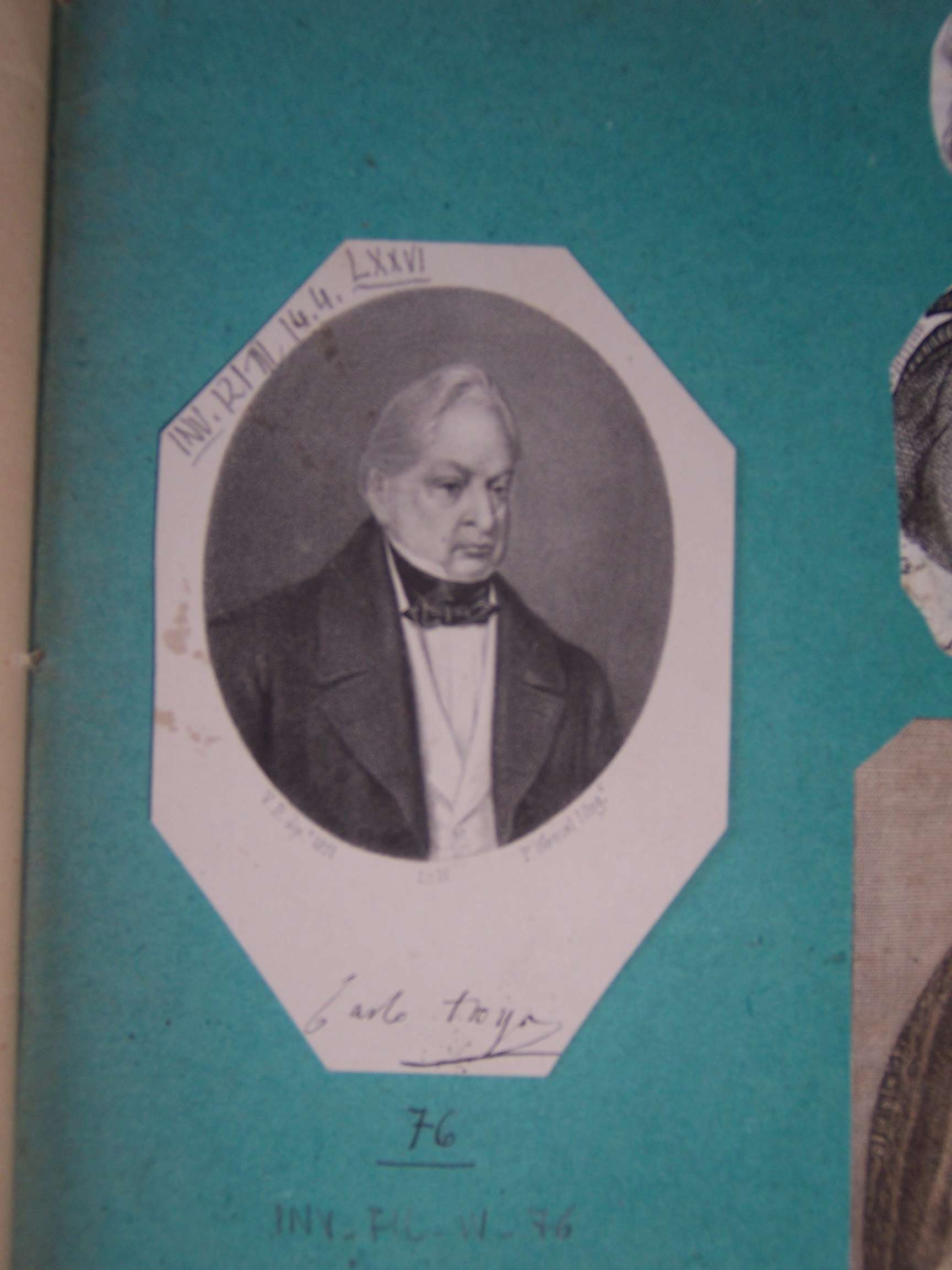 ritratto d'uomo (stampa) di Wenzel Francesco (sec. XIX)