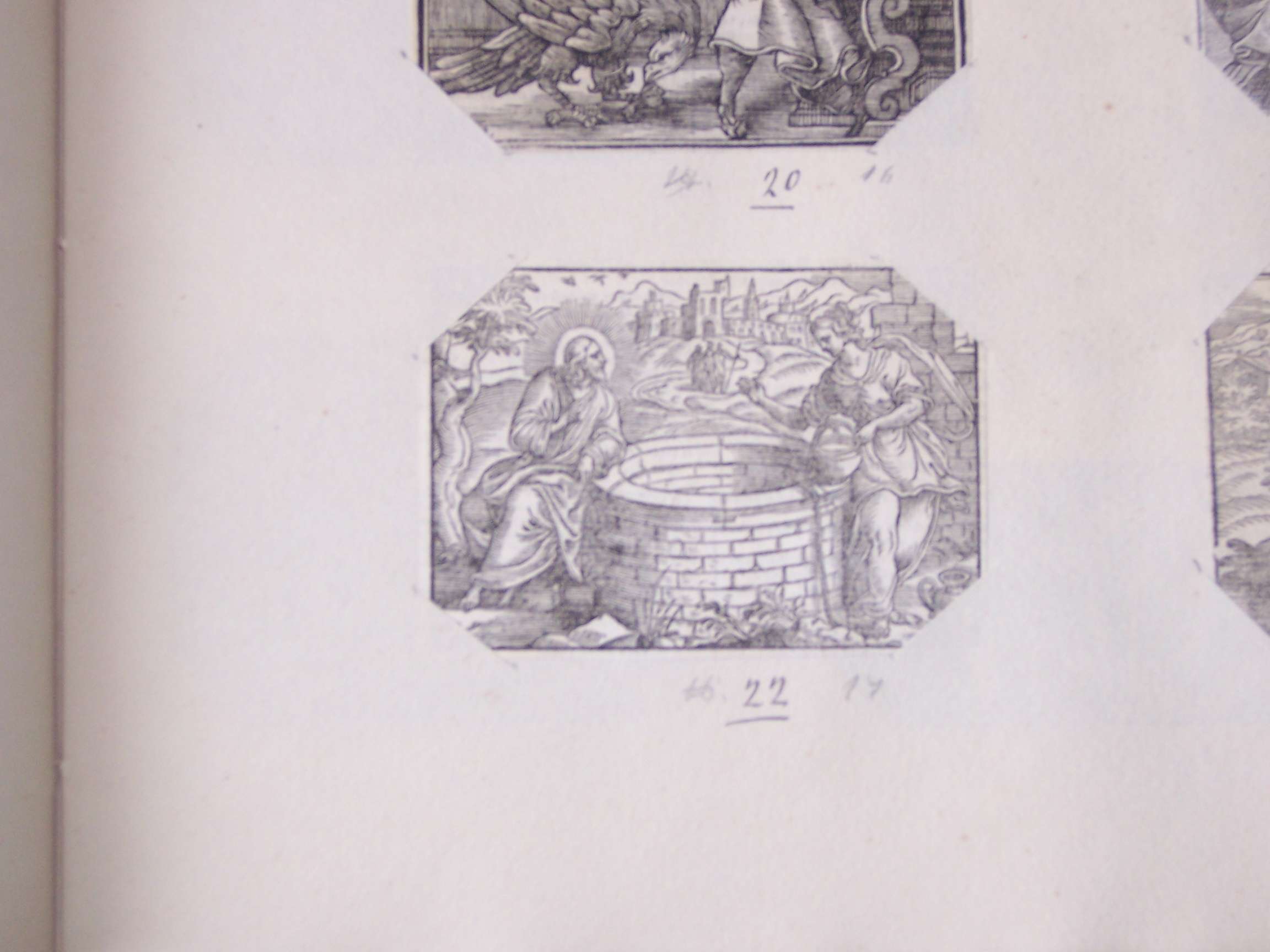 La samaritana al pozzo (stampa) - ambito europeo (sec. XVI)