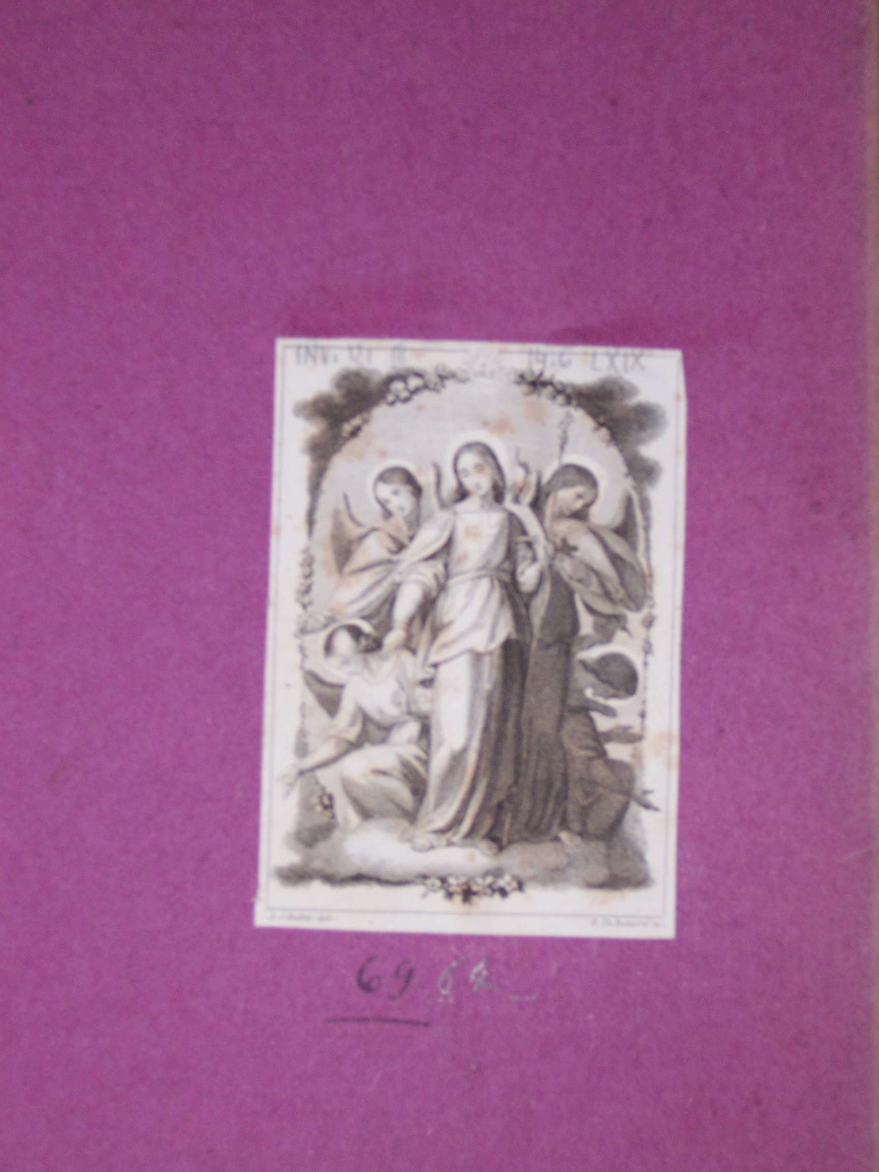 angeli (stampa) di Hallez L. J, Ruhierre F. Th (sec. XIX)