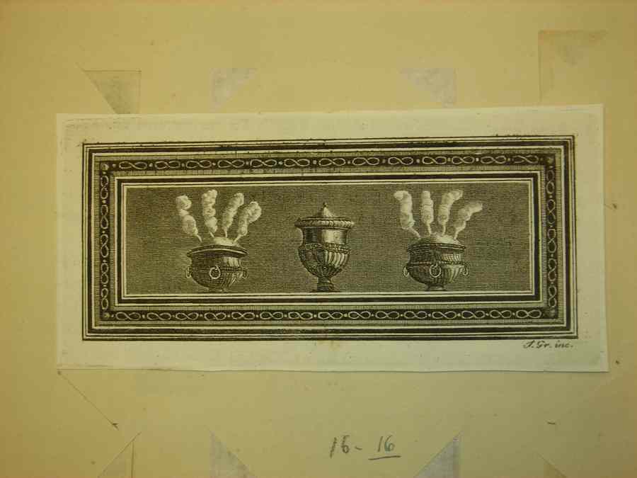 vaso (stampa tagliata) di Gramignani Giovanni (sec. XVIII)