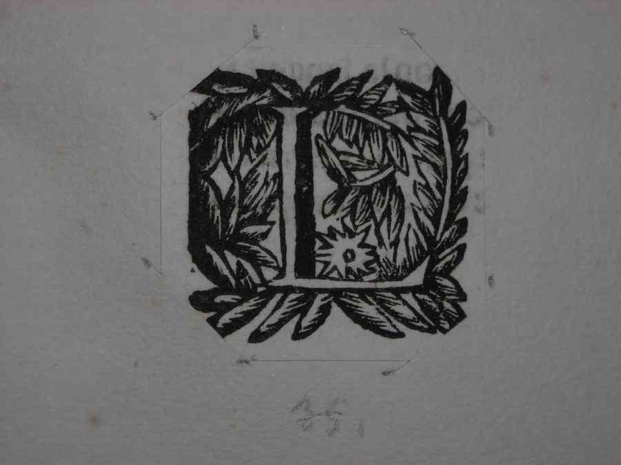 lettera capitale (stampa smarginata) - ambito europeo (sec. XVIII)