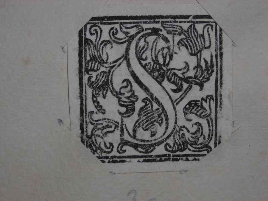 lettera capitale (stampa tagliata) - ambito europeo (sec. XVIII)