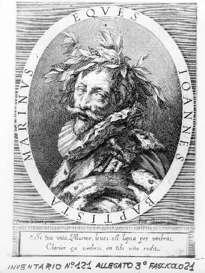 ritratto d'uomo (stampa) di Vouet Simon, Greuter Johann Friederich (sec. XVII)