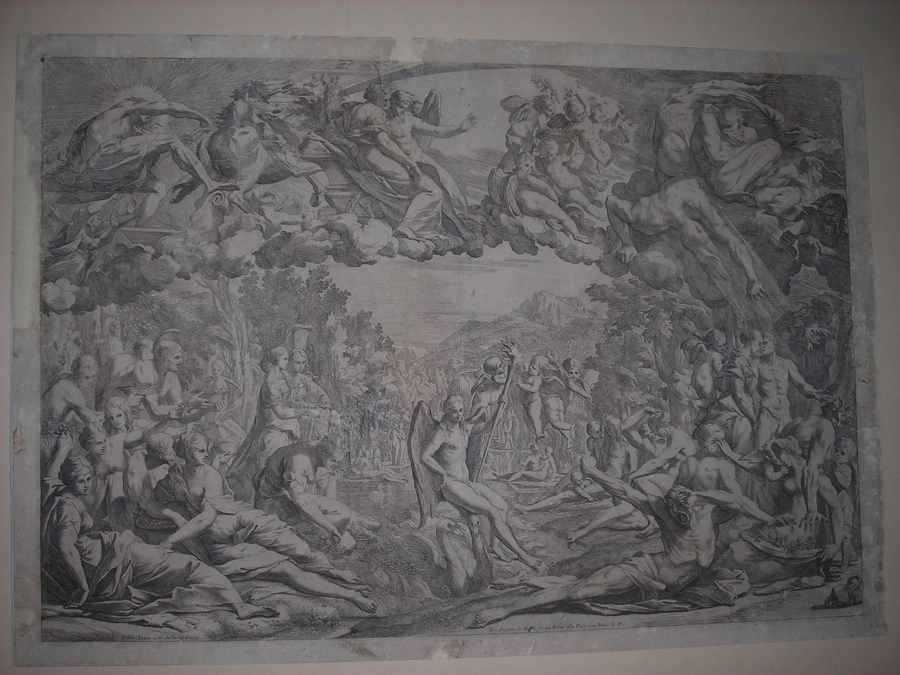 allegoria della primavera (stampa) di Testa Pietro (prima metà sec. XVII)