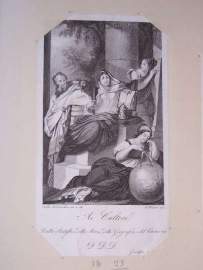 figure allegoriche (stampa) di Rizzardini Cecilio, Viviani Antonio (sec. XIX)