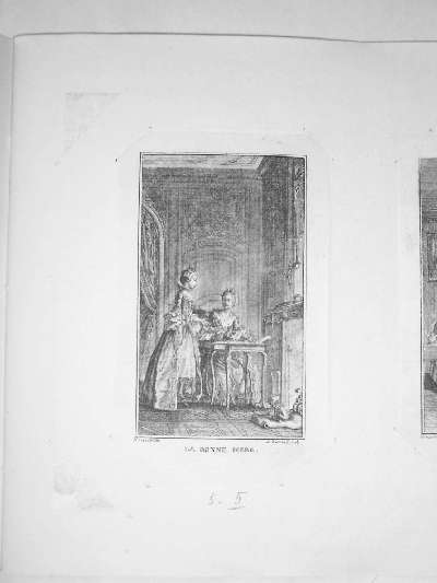 la buona madre (stampa) di Gravelot Hubert Francois, Zambelli Giuseppe (seconda metà sec. XVIII)