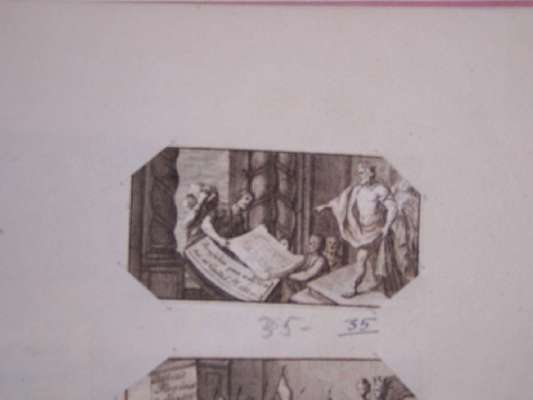 scena storica (stampa) - ambito europeo (secc. XVII/ XVIII)