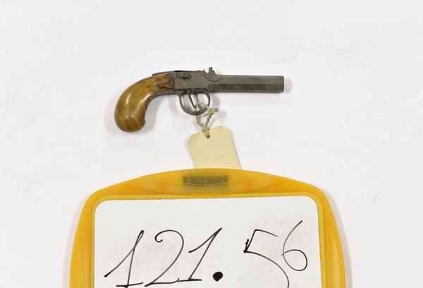pistola a pietra focaia - produzione europea (sec. XVIII)