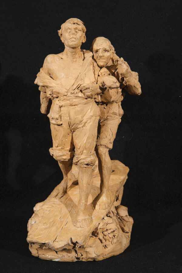 allegoria delle età dell'uomo (scultura) di Lucchesi Urbano (sec. XIX)