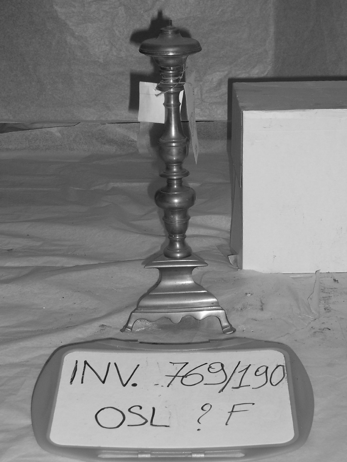 candeliere da chiesa, frammento - ambito lucchese (sec. XVIII)