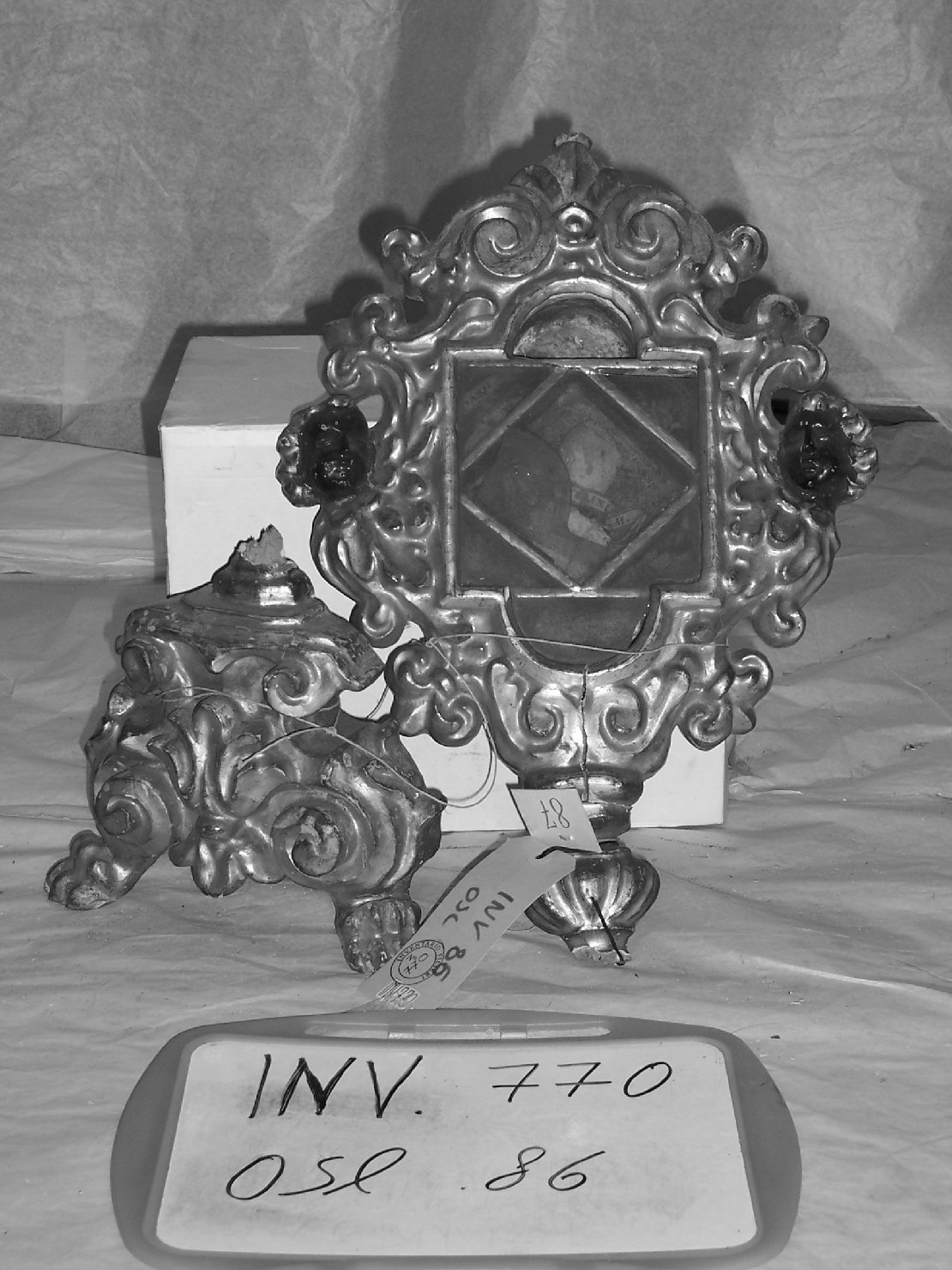 reliquiario - ambito lucchese (sec. XVIII)