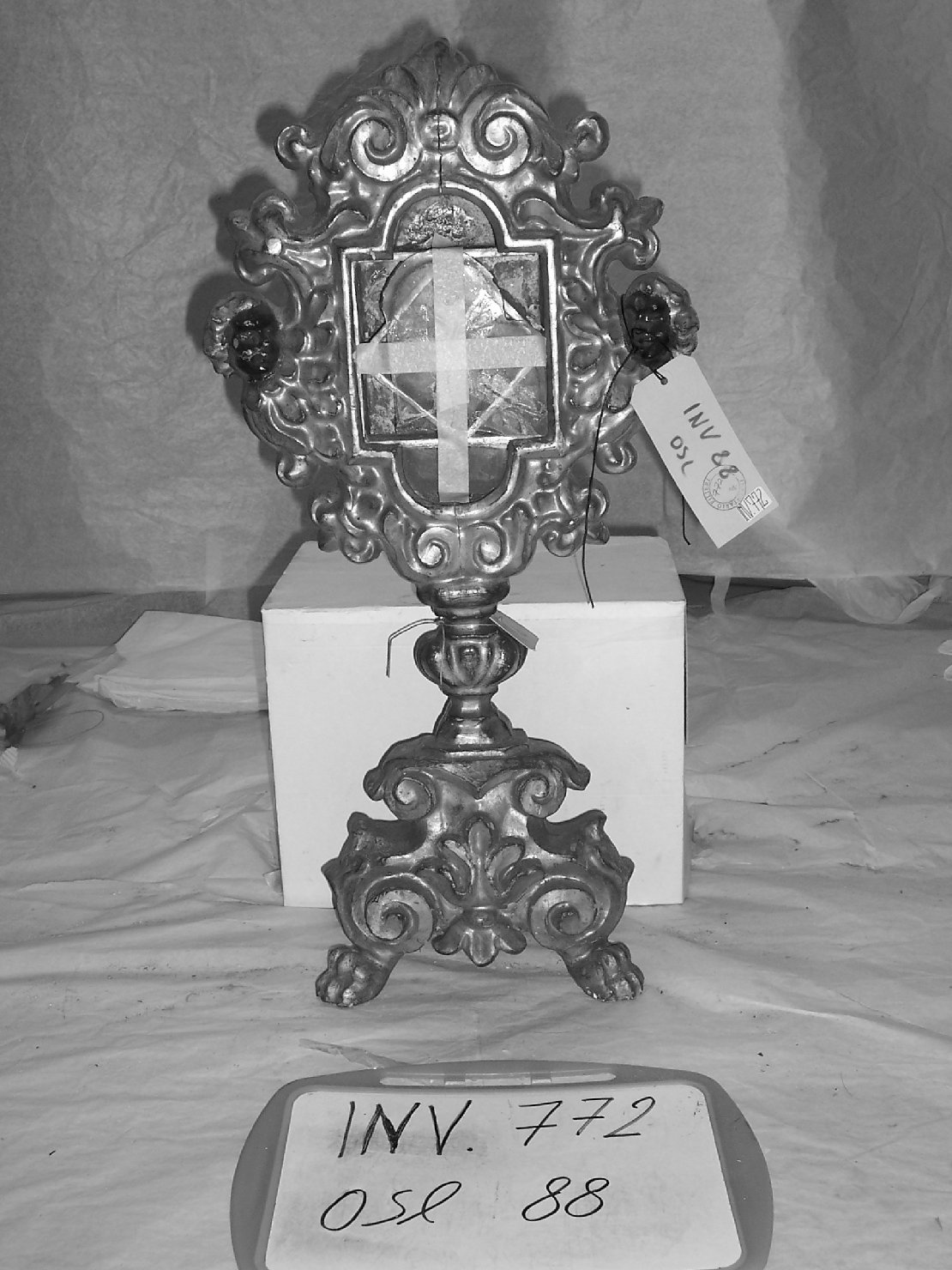 reliquiario - ambito lucchese (sec. XVIII)