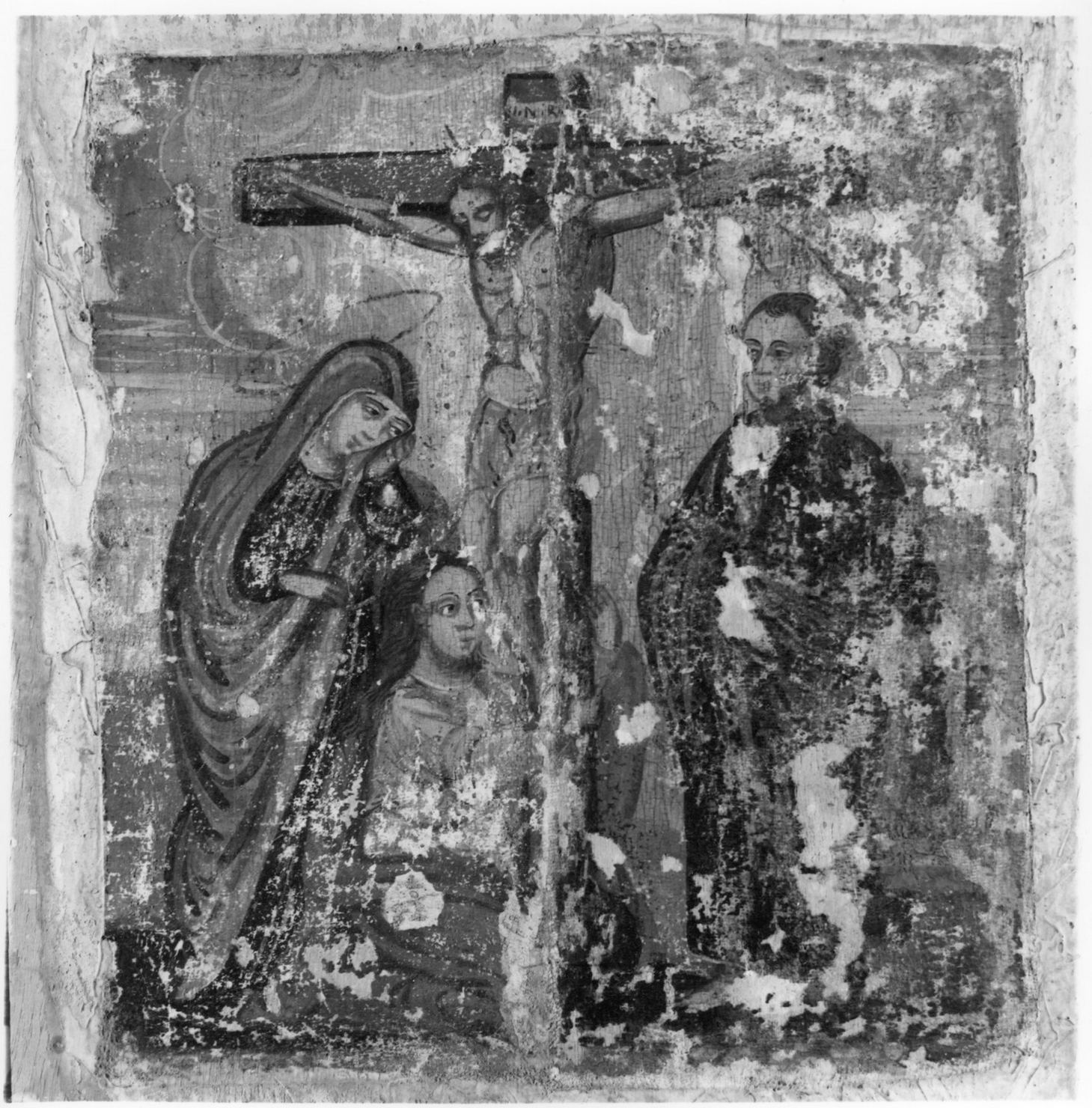Crocifissione di Cristo (dipinto) - ambito bizantino (sec. XVIII)