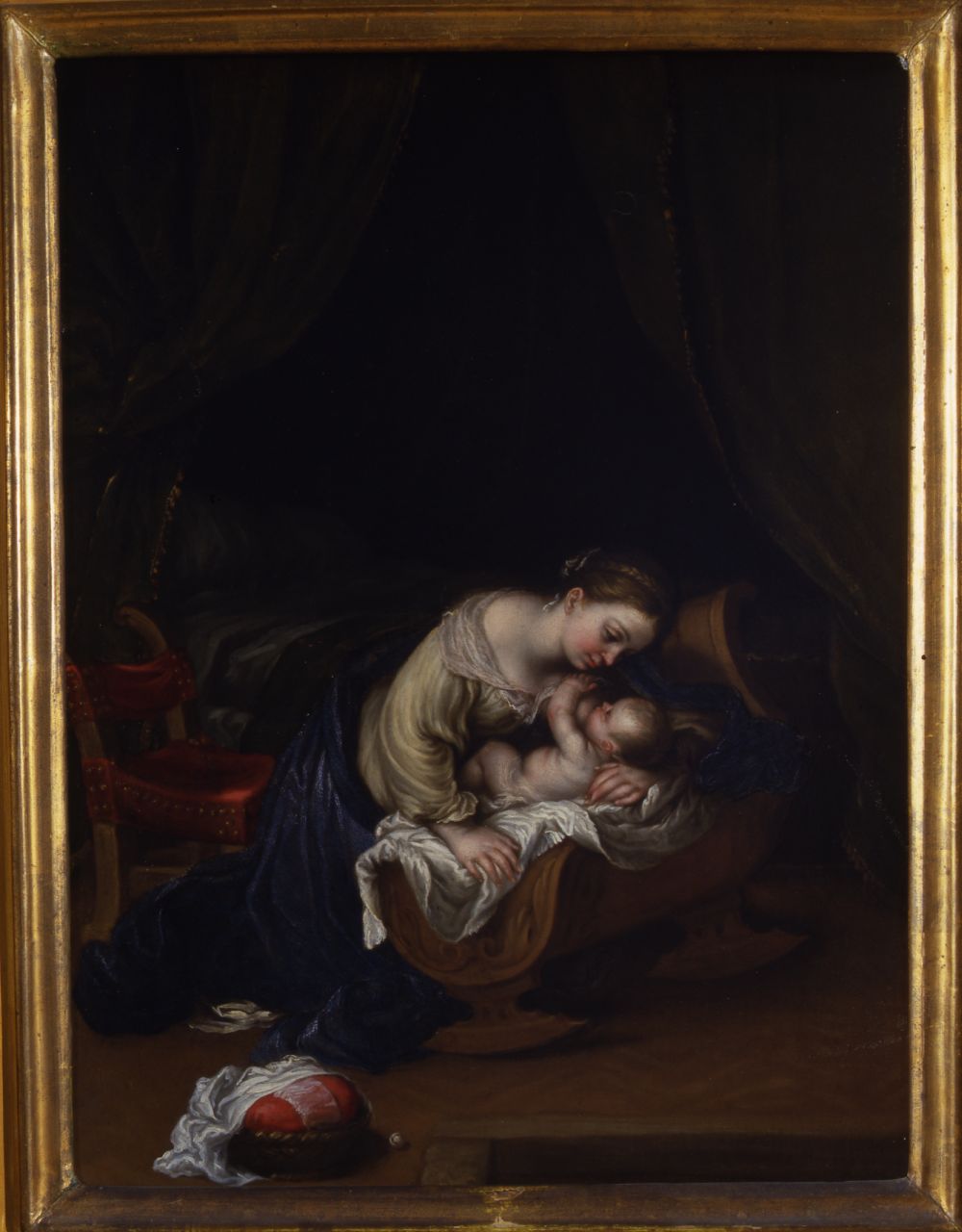 Madonna della pappa, Madonna del Latte (dipinto) di Cairo Francesco (sec. XVII)
