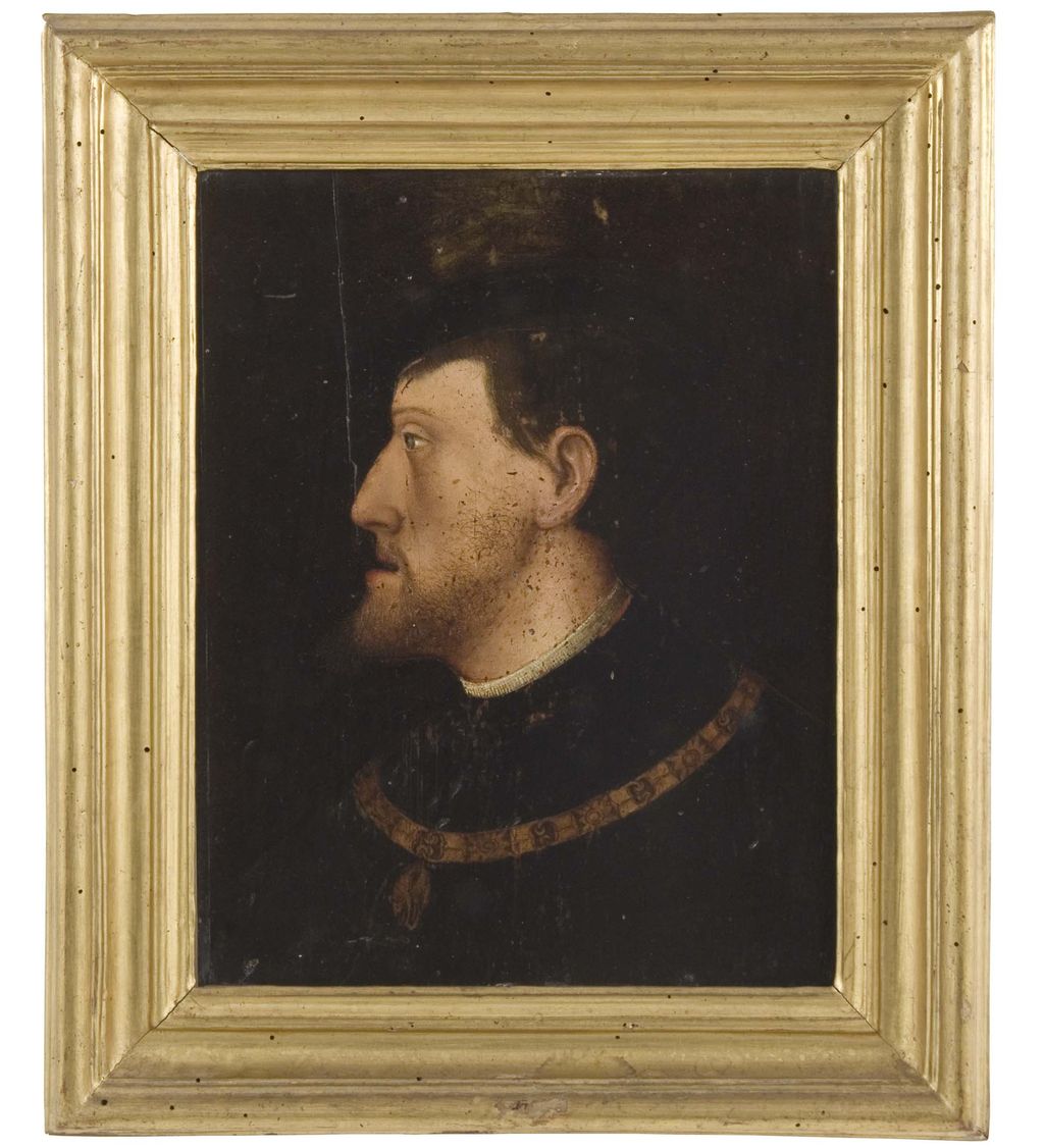 ritratto dell'imperatore Carlo V (dipinto) - ambito tedesco (sec. XVI)