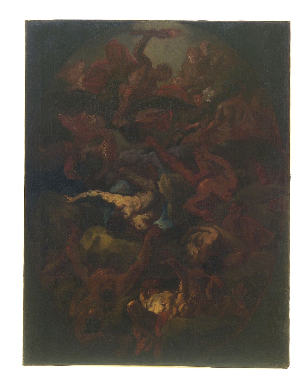 caduta dei Giganti (dipinto) - ambito senese (inizio sec. XVIII)