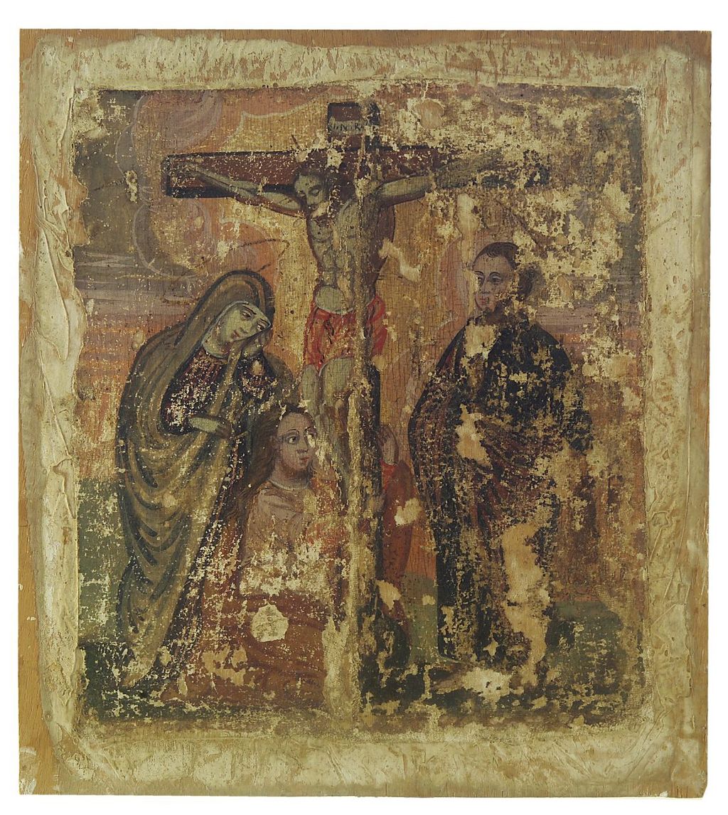 Crocifissione di Cristo (dipinto) - ambito bizantino (sec. XVIII)