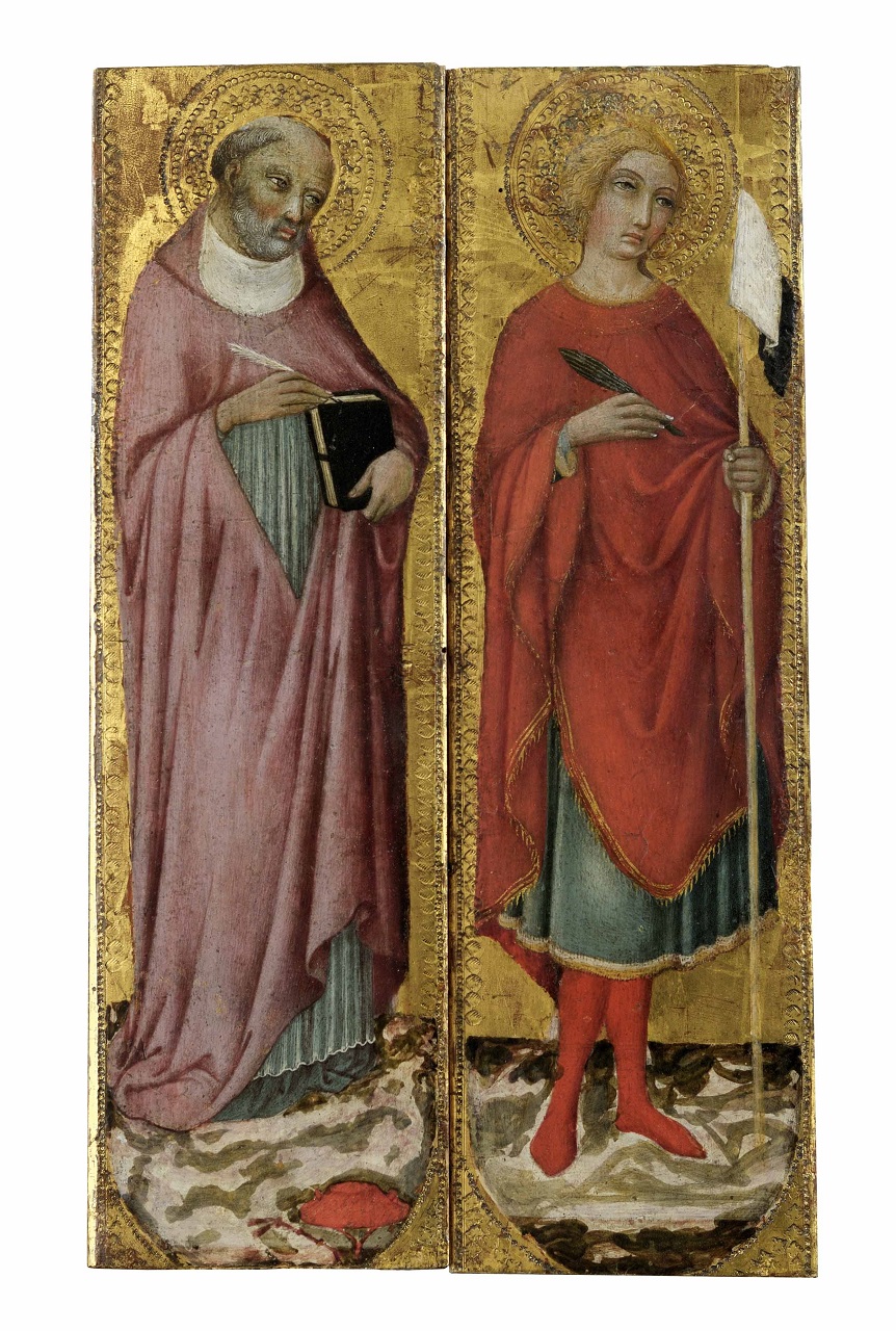 San Girolamo/ Sant'Ansano (pilastrino di polittico, frammento) di Sano di Pietro (sec. XV)
