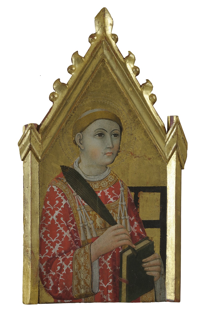 San Lorenzo (cimasa di polittico, frammento) di Sano di Pietro (sec. XV)