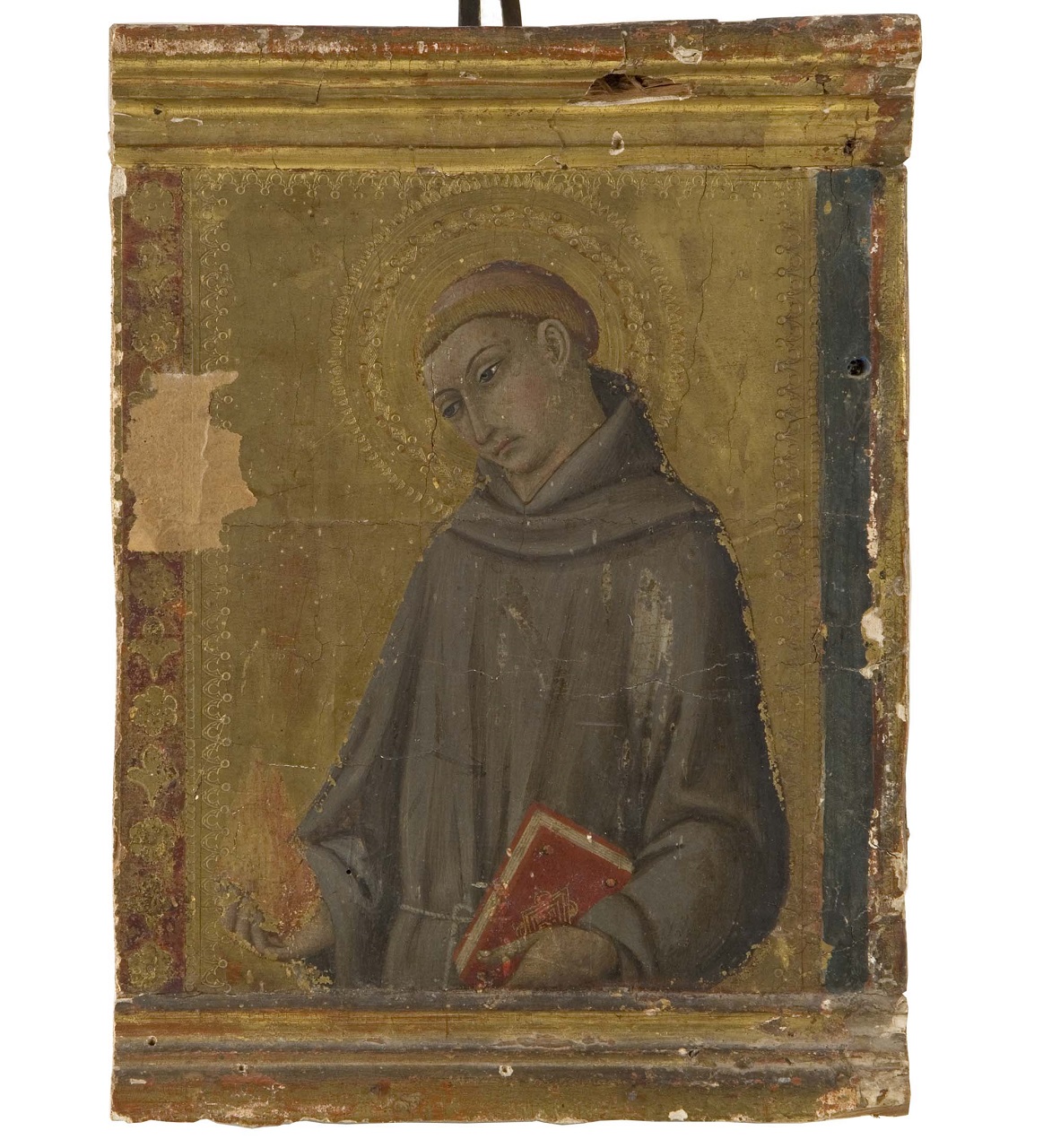 Sant'Antonio da Padova (scomparto di predella, frammento) di Sano di Pietro (sec. XV)