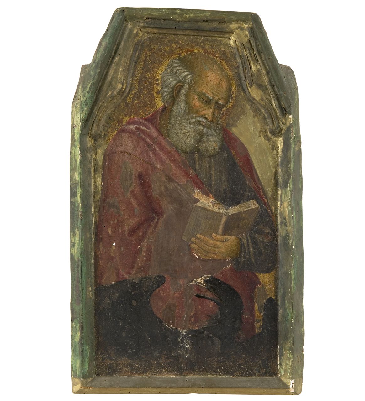 San Giovanni Evangelista (dipinto) di Gregorio di Cecco di Luca (cerchia) (secc. XIV/ XV)
