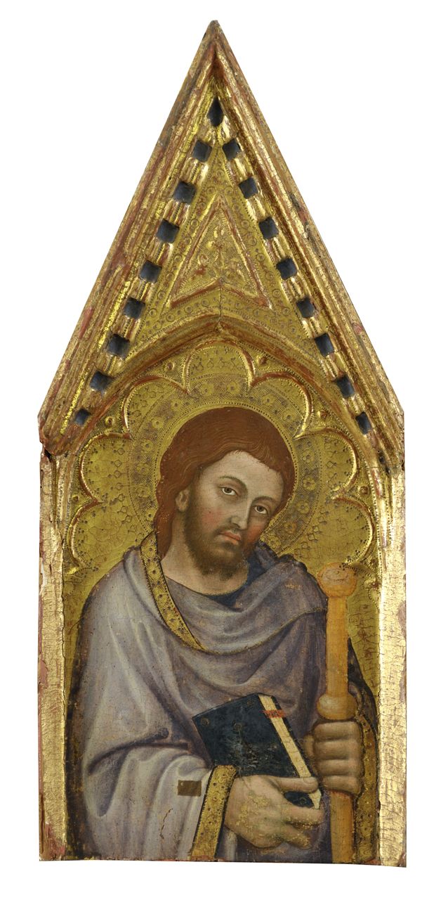 San Giacomo il Minore (cimasa di polittico, frammento) di Taddeo di Bartolo (attribuito) (sec. XV)