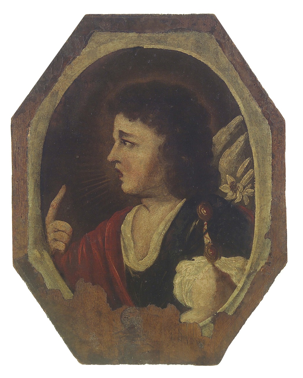San Gabriele Arcangelo (dipinto, elemento d'insieme) - ambito senese (sec. XVII)