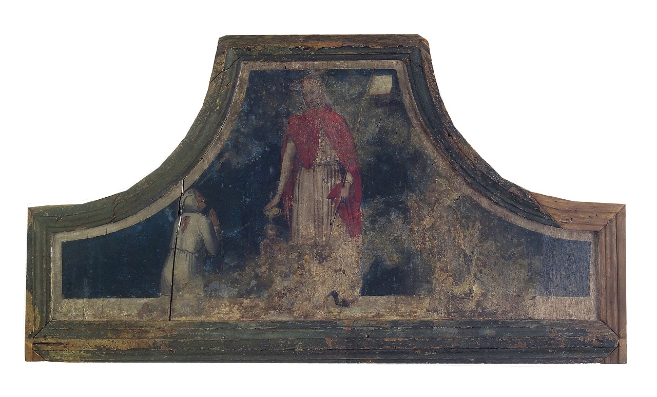 San Giovanni Battista battezza le folle (dipinto) - ambito senese (sec. XVIII)