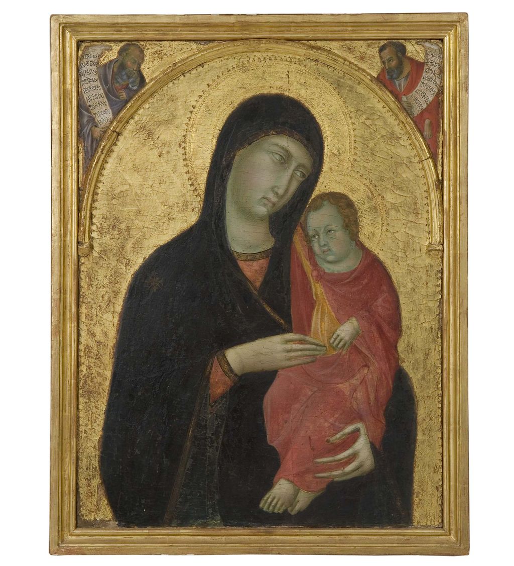 Madonna con Bambino (dipinto) di Duccio di Boninsegna (cerchia) (prima metà sec. XIV)